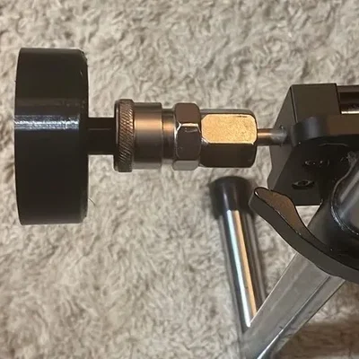 Sex machine connector plug (AKA 'quick air') and some attachments for it