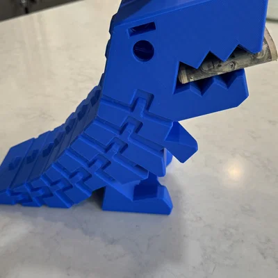 Huge Flexi Rex Piggy Bank