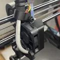 Prusa MINI/MINI+ MINDA holder with cable stress relif and M3 heat set insert - Thumbnail 2