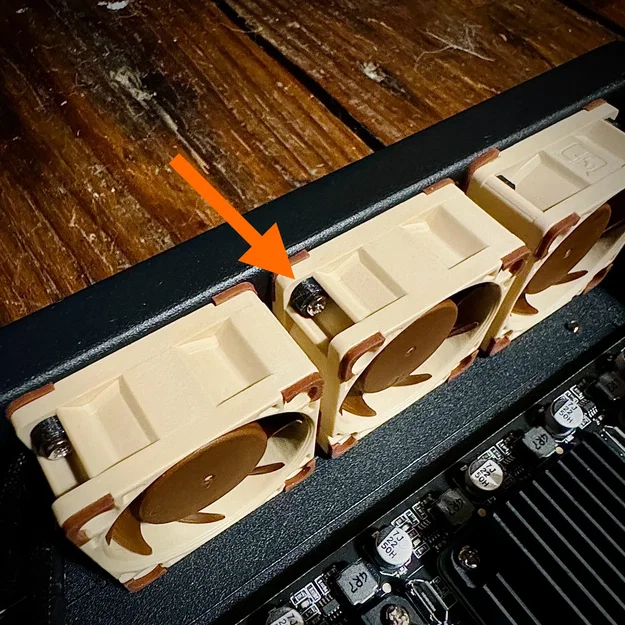 Adapter Thay Quạt Zin Bằng Quạt Noctua Cho Case DeskPi Super6C - Image 1