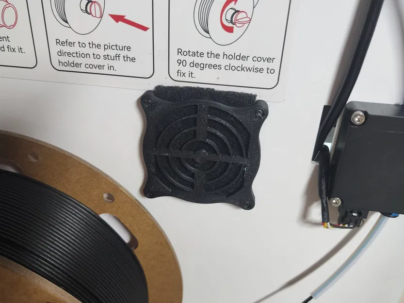 Qidi xSmart3 Carbon Fan Shroud - Image 2