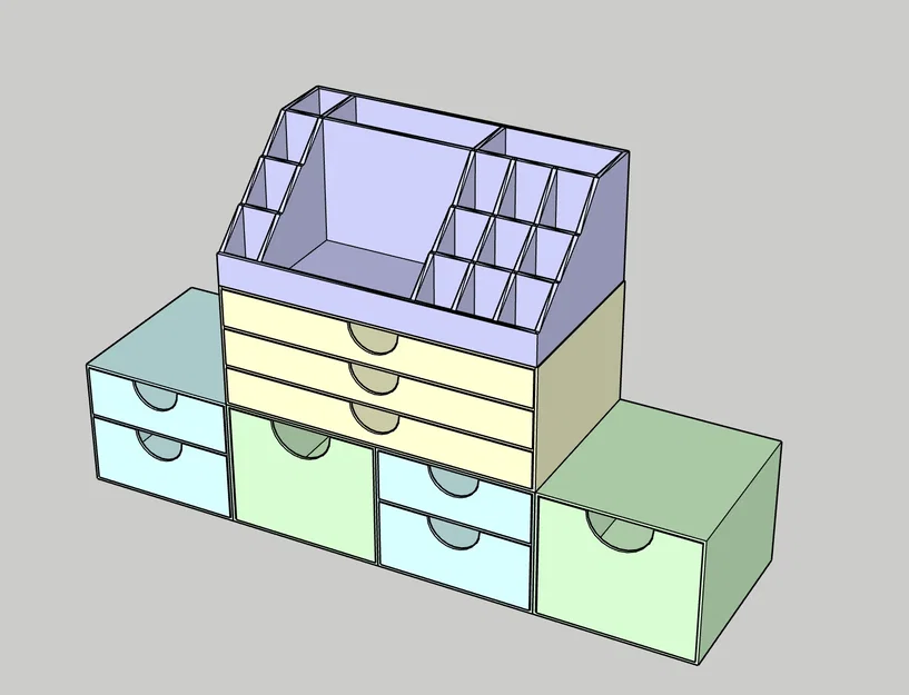 Tổ Chức Mỹ Phẩm ORGANIZZATORE GT133 - Image 1