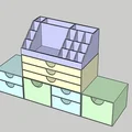 Tổ Chức Mỹ Phẩm ORGANIZZATORE GT133 - Thumbnail 1