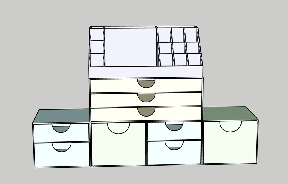 Tổ Chức Mỹ Phẩm ORGANIZZATORE GT133 - Image 2