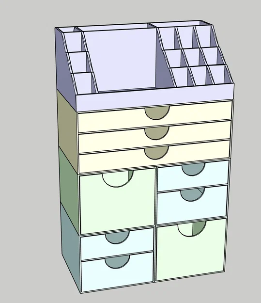 Tổ Chức Mỹ Phẩm ORGANIZZATORE GT133 - Image 4