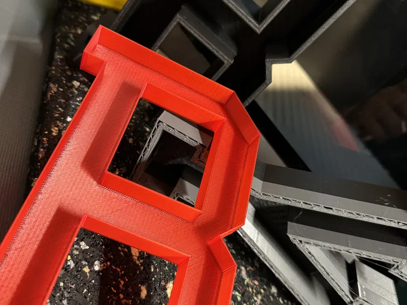 Bộ Chữ Cái RYKO Phong Cách College Cho Đèn LED - Image 2