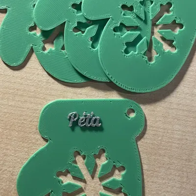 Palčák (rukavice) visačka na dárek