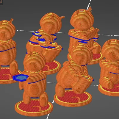 Mô hình mini gấu trúc con Takenoko Chibis (đã sửa lỗi manifold)