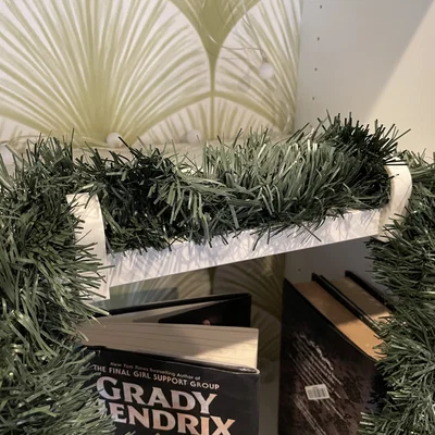 Garland/Decoration Holder for IKEA Billy Bookcase or Similar