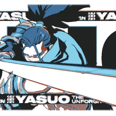 Mô Hình LOL Yasuo - In Hueforge