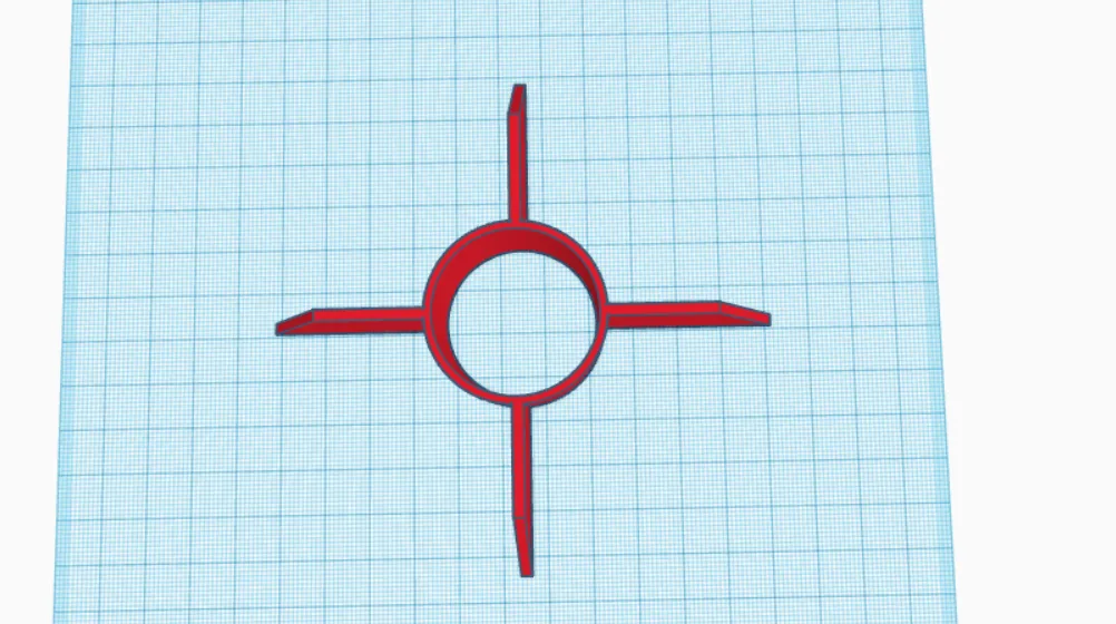 Vây cánh cho tên lửa mô hình đường kính 3,3cm - Image 1