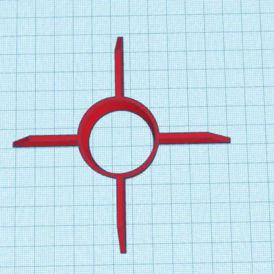 Vây cánh cho tên lửa mô hình đường kính 3,3cm