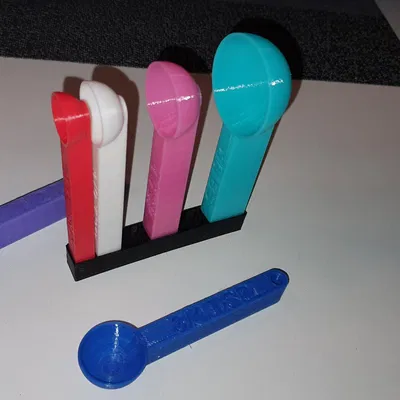 Thìa Đo Lường Có Đế TPU - Bản Remix