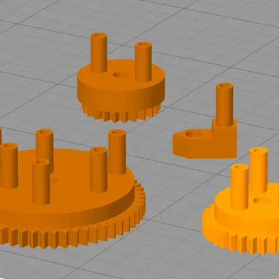 Dụng Cụ WDT Spirographic - Bánh Răng Có Ống Kim Tích Hợp (Bản Sửa)