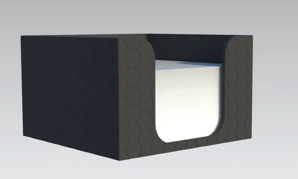 Kệ đựng giấy nhớ hình tổ ong - Image 2