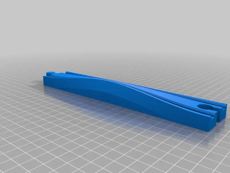 Đường ray tàu gỗ - Nghiêng 15 độ - Image 1