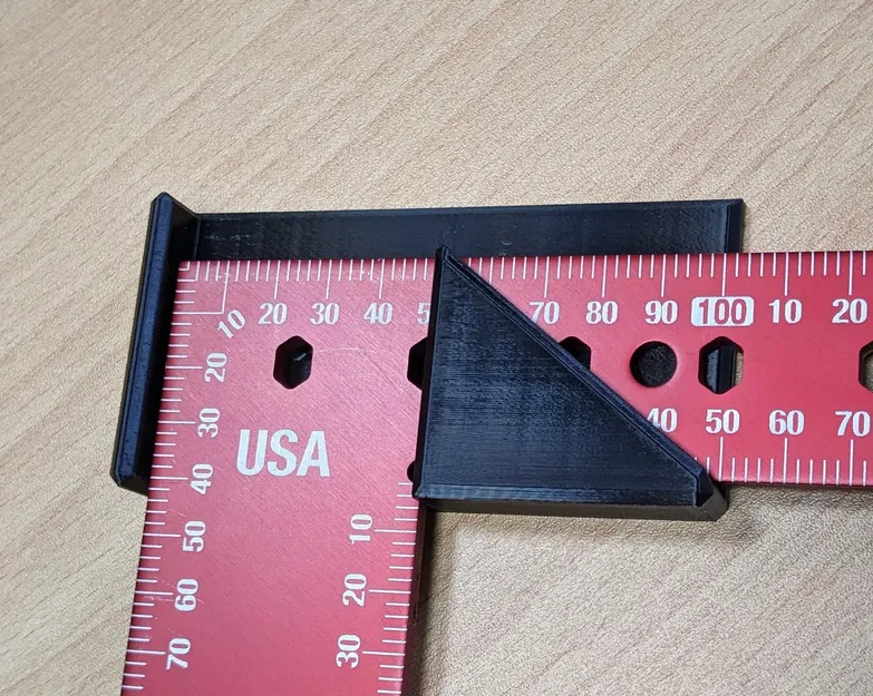 Wall mount for L-shaped rulers - Image 3