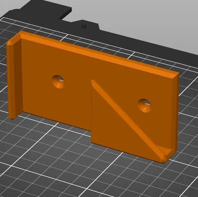 Wall mount for L-shaped rulers