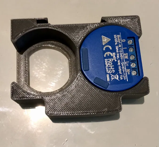 Giá đỡ Shelly 1 cho thanh ray DIN - Image 1