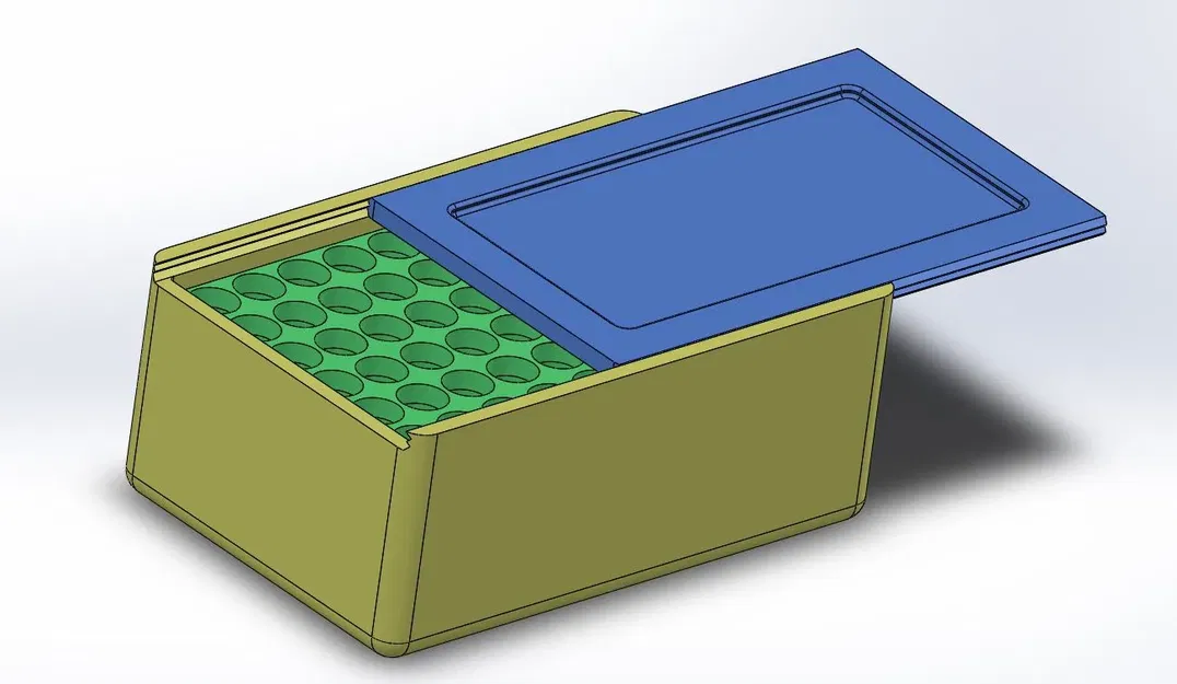 60rd 22LR Ammo Box for Revolvers - Image 1