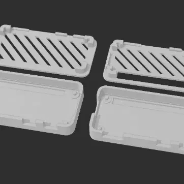 Raspberry Pi Zero 2 housing with Rack