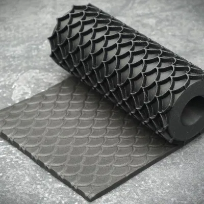 Con Lăn Tạo Vân Hình Vảy Cá Tròn