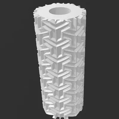 Cây Lăn Tạo Vân Với Hoa Văn Khối 3D