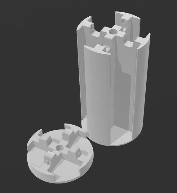 Round D6 Dice Box Tower With Magnets - Image 2