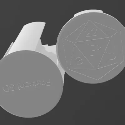 Round D6 Dice Box Tower With Magnets