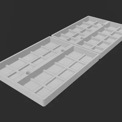 Hộp đựng 20 viên xúc xắc D6 có nam châm