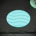 Minimalist coasters with storage - Thumbnail 2