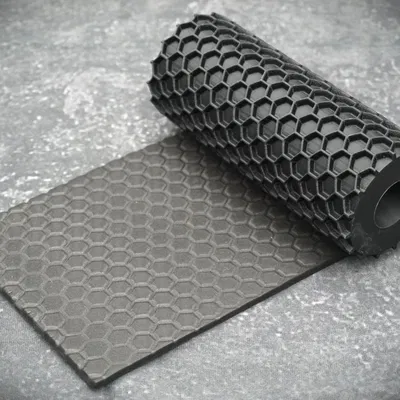 Trục Lăn Tạo Hoa Văn Lục Giác