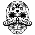 Day Of The Dead - Sugar Skull 36 - Thumbnail 2