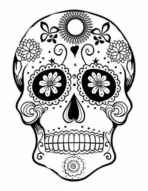 Day Of The Dead - Sugar Skull 34 - Image 2