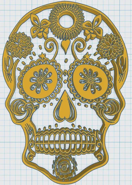 Day Of The Dead - Sugar Skull 34 - Image 3