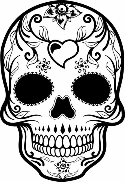 Day Of The Dead - Sugar Skull 40 - Image 2