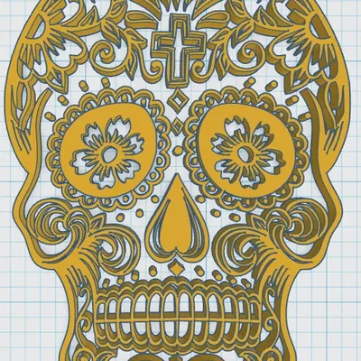 Day Of The Dead - Sugar Skull 32