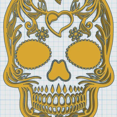 Day Of The Dead - Sugar Skull 40