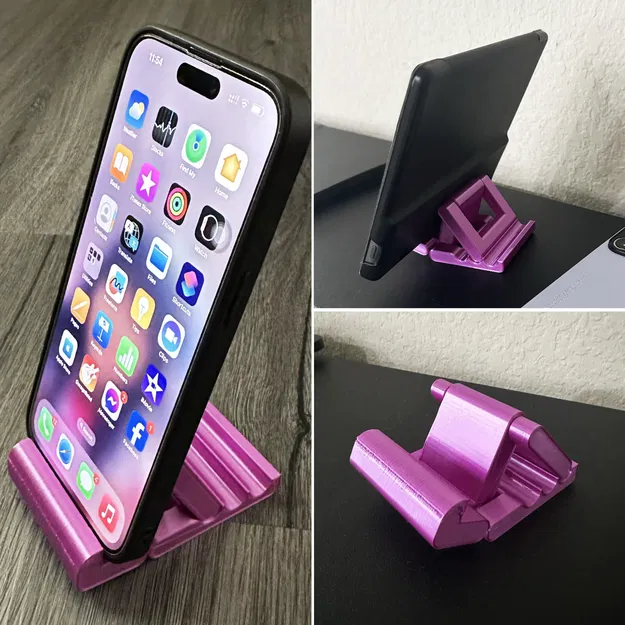 Smart Phone and Tablet stand | 3 angle options | Fit for almost Smart Phone and Tablet From 7 inches and under - Image 1
