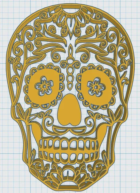 Day Of The Dead - Sugar Skull 29 - Image 3