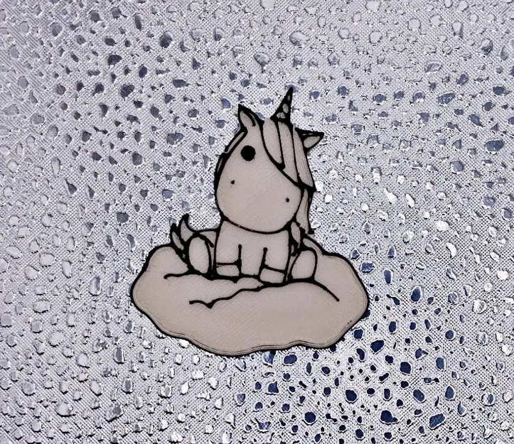 Kỳ Lân - Đám Mây (Huy hiệu/Móc khóa) - Image 1