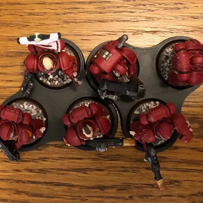 Đế Nhóm 3 Mô Hình - Đường Kính 25mm - Warhammer / D&D