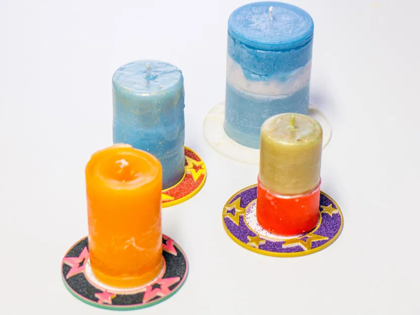 Đế Lót Nến Giáng Sinh Nhiều Kích Cỡ (Trang Trí Bằng Cát) - Image 4