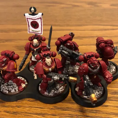 Đế Nhóm 3 Mô Hình - Đường Kính 25mm - Warhammer / D&D