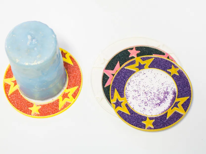 Đế Lót Nến Giáng Sinh Nhiều Kích Cỡ (Trang Trí Bằng Cát) - Image 6