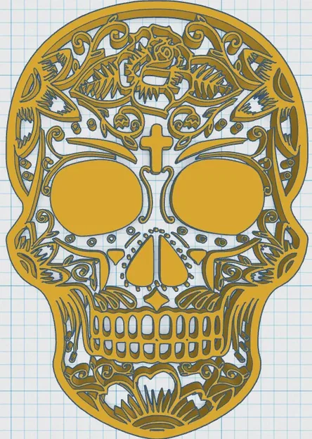 Day Of The Dead - Sugar Skull 27 - Image 3