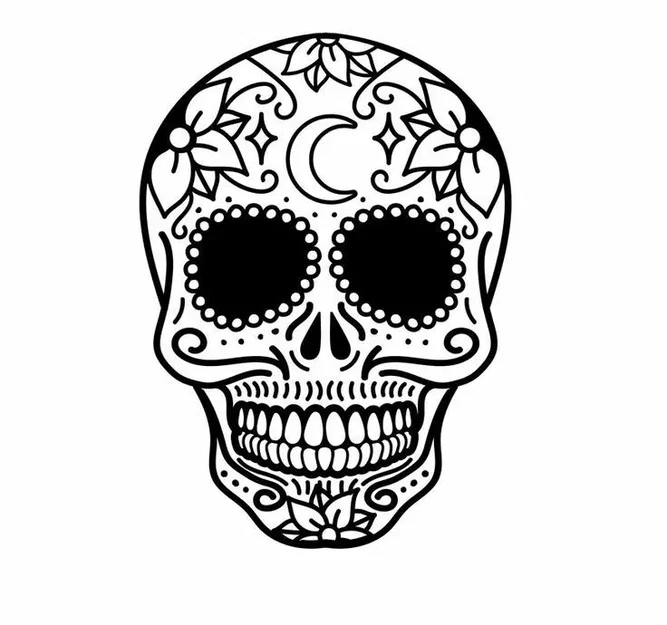 Day Of The Dead - Sugar Skull 26 - Image 2