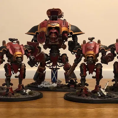 Đế Đội Hình x3 - Đường Kính 100mm - Warhammer / D&D