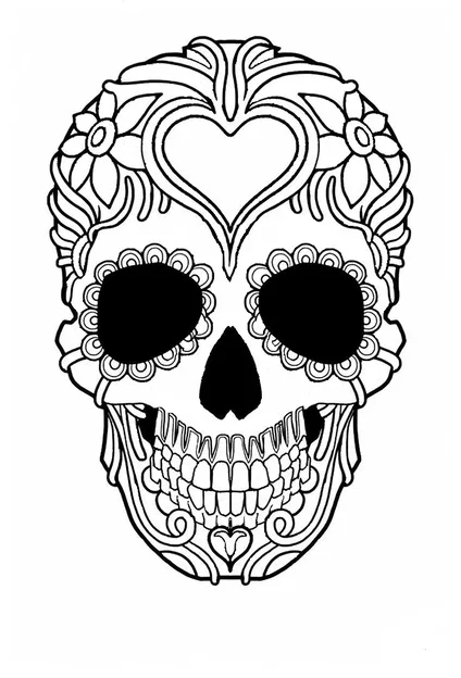 Day Of The Dead - Sugar Skull 21 - Image 2
