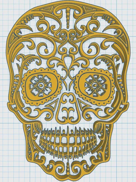 Day Of The Dead - Sugar Skull 22 - Image 3